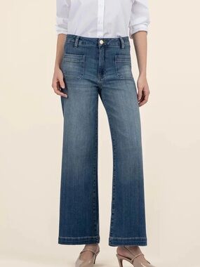 Kut from the Kloth KUT Meg Wide Leg Jeans Size 6